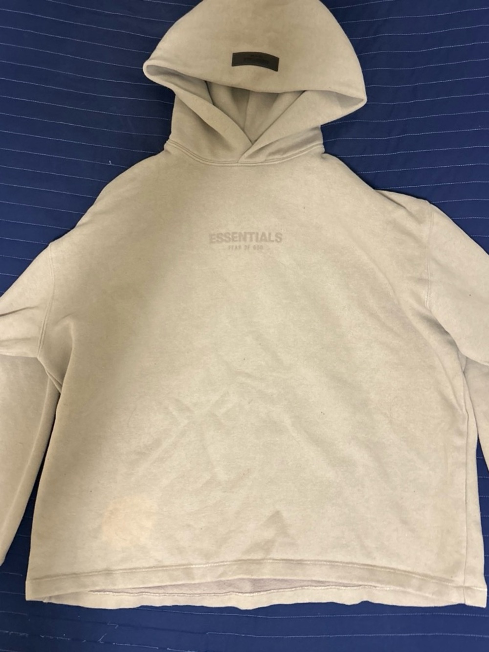 Essentials Fear of God Beige Hoodie